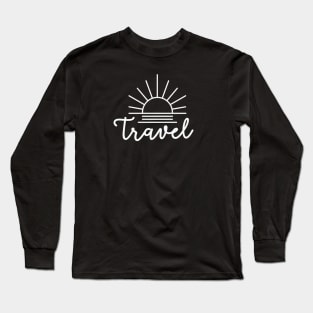 Travel as Much as You Can V1. Long Sleeve T-Shirt